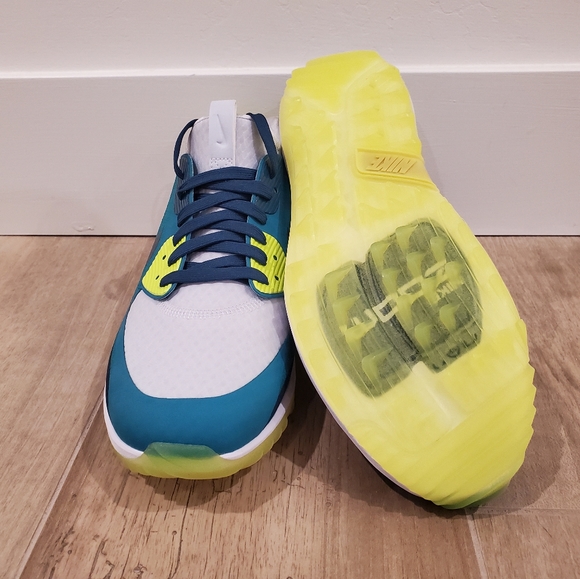 NIKE AIR ZOOM 90 IT RIO TURQUOISE GOLF CLEATS MENS - Picture 6 of 6